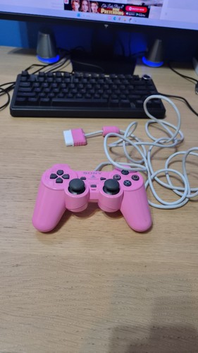 Controller ps2 rosa joystick - ps2,